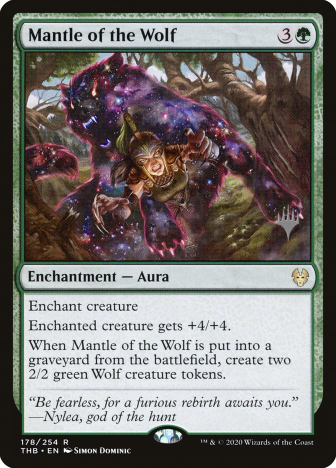 Mantle of the Wolf (Promo Pack) [Theros Beyond Death Promos] | Odin's Place