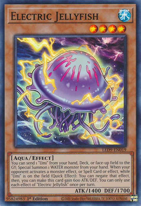 Electric Jellyfish [LED9-EN019] Super Rare | Odin's Place