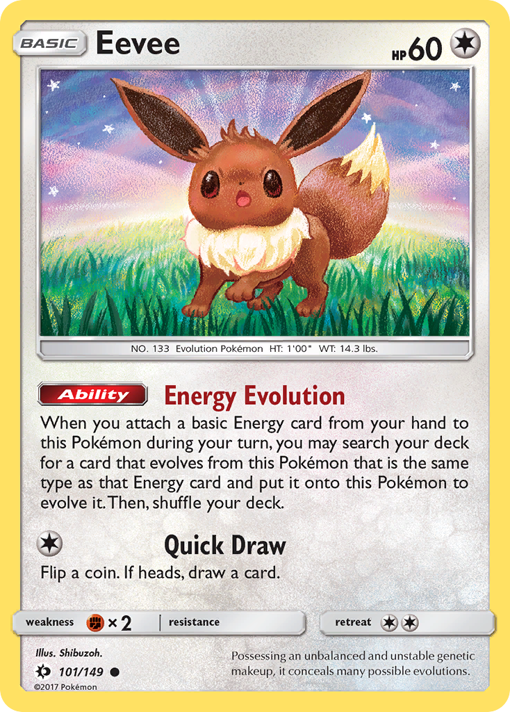 Eevee (101/149) [Sun & Moon: Base Set] | Odin's Place