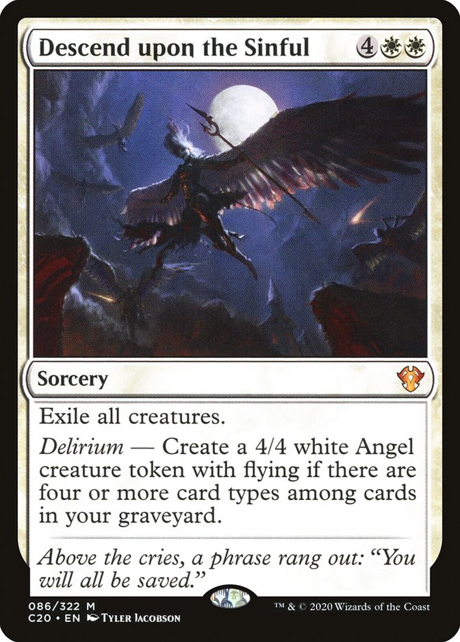 Descend upon the Sinful [Commander 2020] | Odin's Place