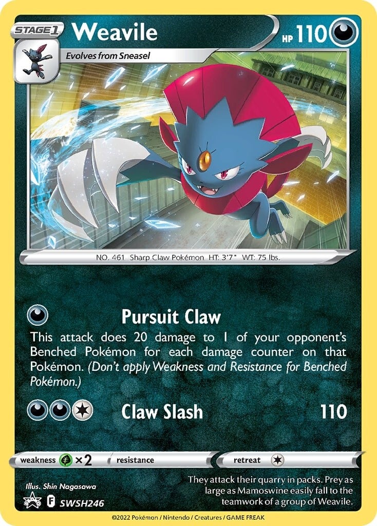 Weavile (SWSH246) [Sword & Shield: Black Star Promos] | Odin's Place