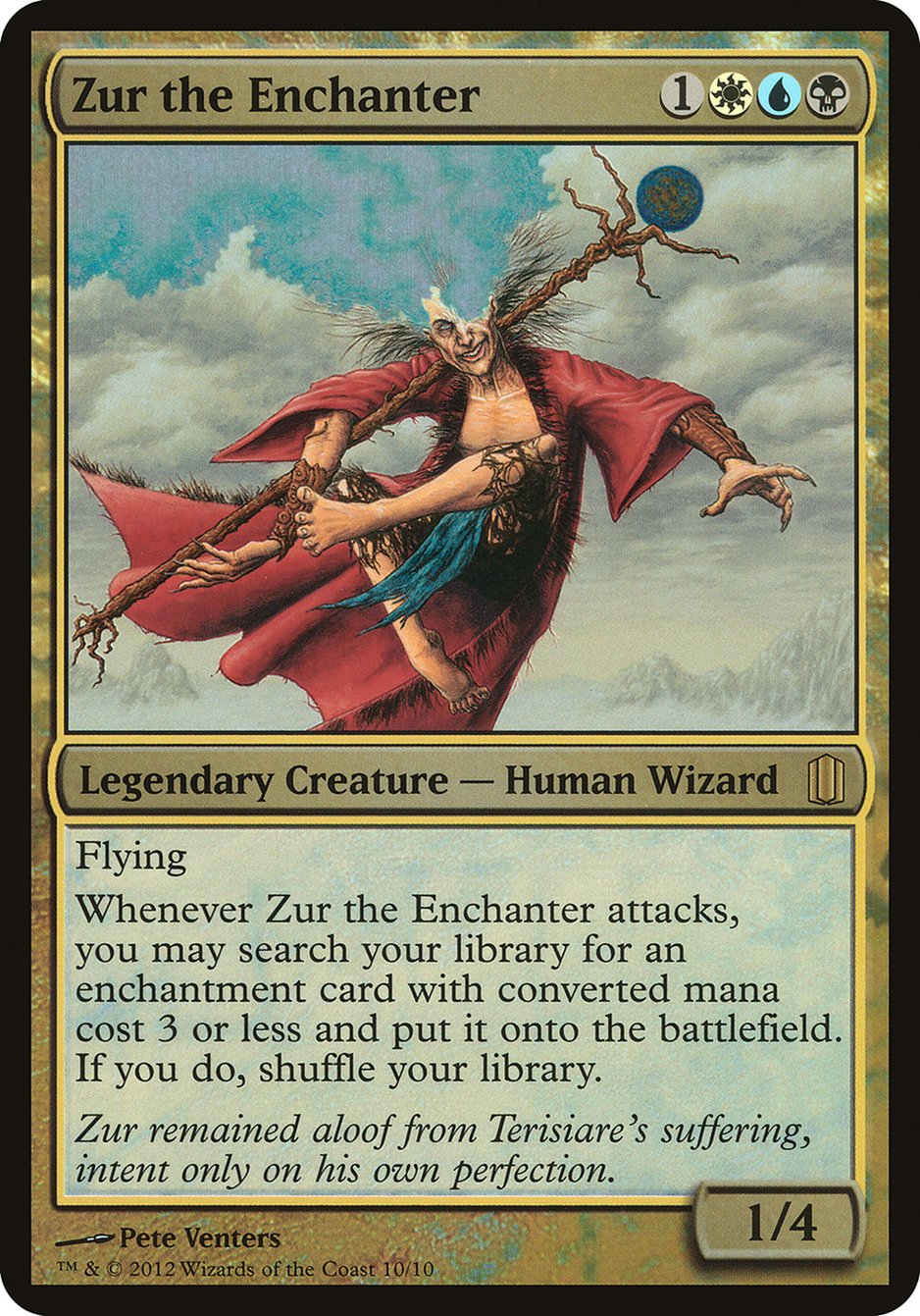 Zur the Enchanter (10) (Oversized) [Commander's Arsenal Oversized] | Odin's Place