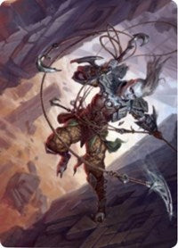 Akiri, Fearless Voyager Art Card [Zendikar Rising Art Series] | Odin's Place
