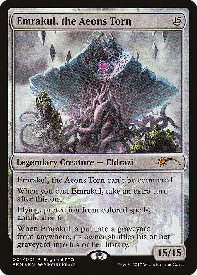 Emrakul, the Aeons Torn (1) (Regional PTQ) [Pro Tour Promos] | Odin's Place