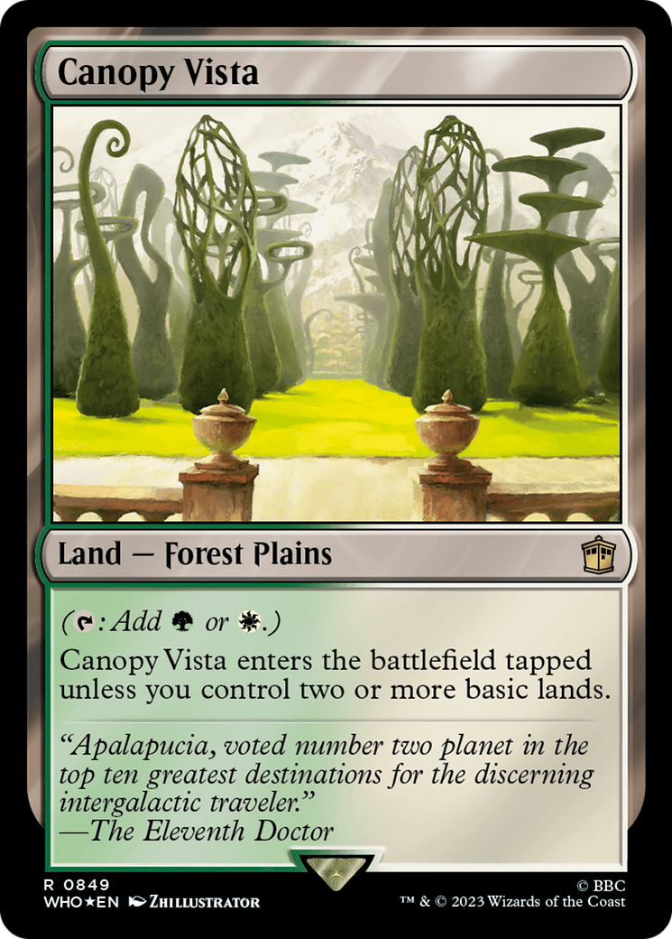 Canopy Vista (Surge Foil) [Doctor Who] | Odin's Place