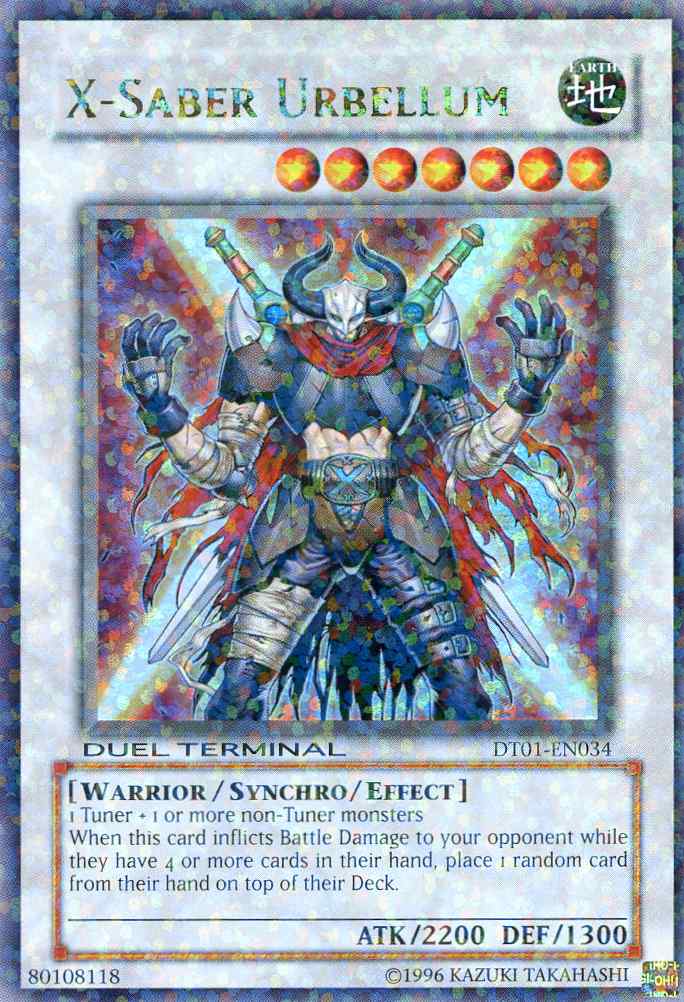 X-Saber Urbellum [DT01-EN034] Ultra Rare | Odin's Place