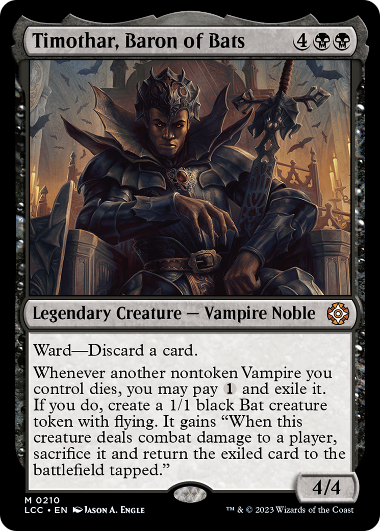 Timothar, Baron of Bats [The Lost Caverns of Ixalan Commander] | Odin's Place