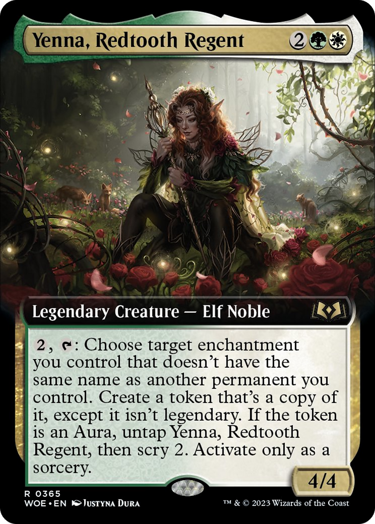 Yenna, Redtooth Regent (Extended Art) [Wilds of Eldraine] | Odin's Place