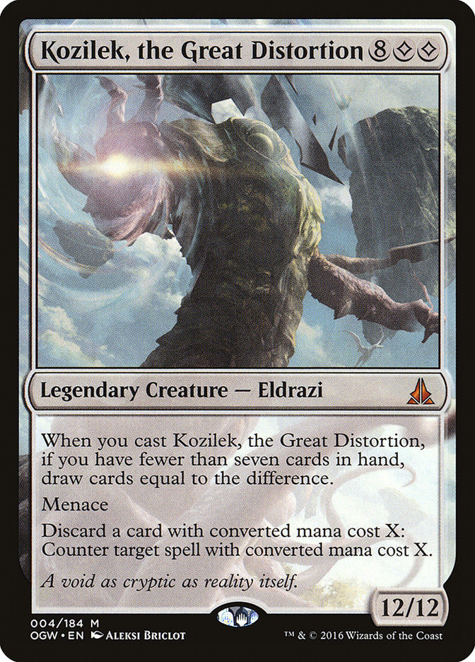 Kozilek, the Great Distortion (4) [Oath of the Gatewatch] | Odin's Place