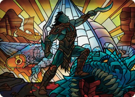 Astor, Bearer of Blades Art Card [Dominaria United Art Series] | Odin's Place