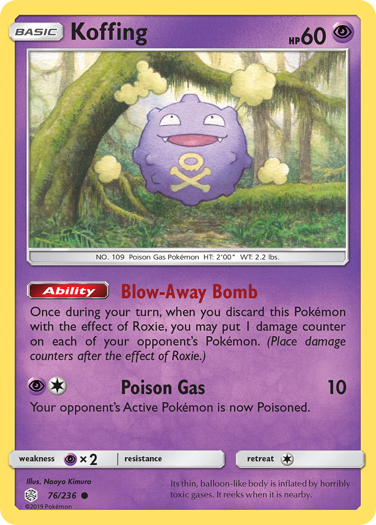 Koffing (76/236) [Sun & Moon: Cosmic Eclipse] | Odin's Place