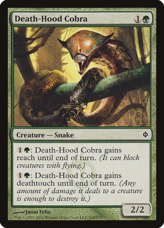 Death-Hood Cobra (108) [New Phyrexia] | Odin's Place