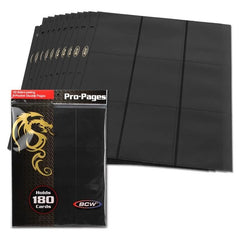 BCW Side-Loading 18-Pocket Pro Pages Assorted Colors | Odin's Place