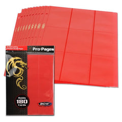 BCW Side-Loading 18-Pocket Pro Pages Assorted Colors | Odin's Place