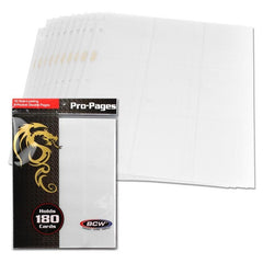 BCW Side-Loading 18-Pocket Pro Pages Assorted Colors | Odin's Place