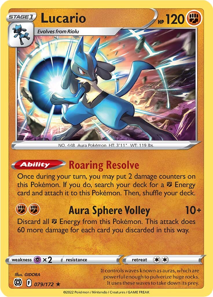 Lucario (079/172) [Sword & Shield: Brilliant Stars] | Odin's Place