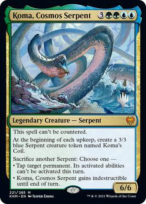 Koma, Cosmos Serpent (Promo Pack) [Kaldheim Promos] | Odin's Place