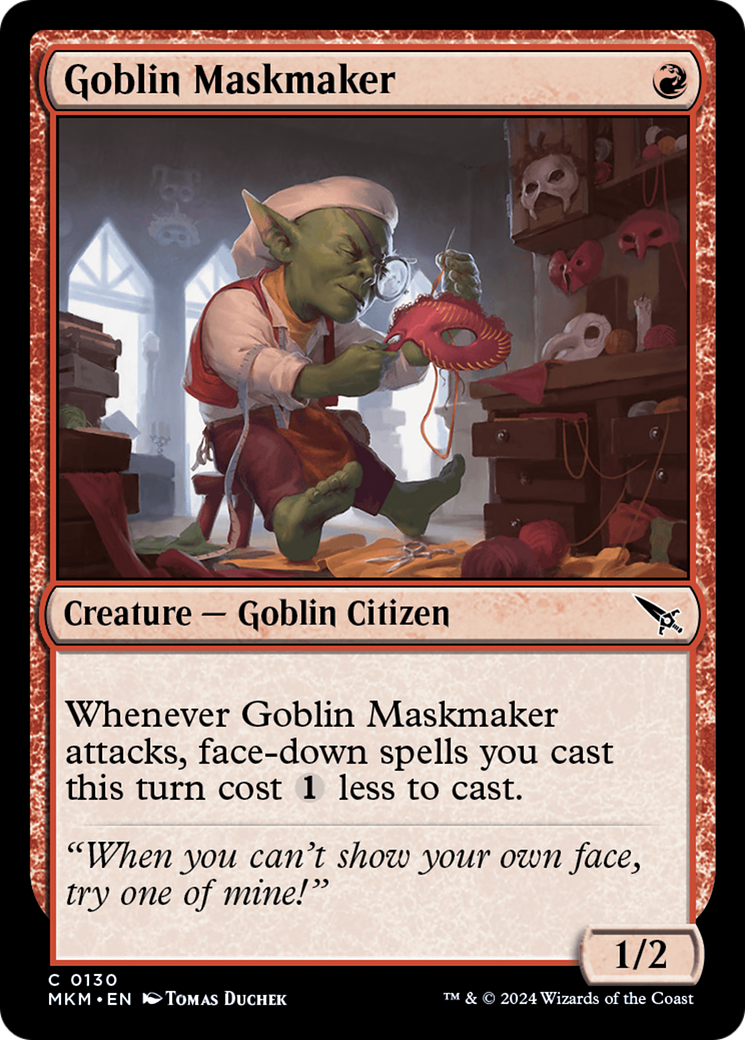 Goblin Maskmaker [Murders at Karlov Manor] | Odin's Place