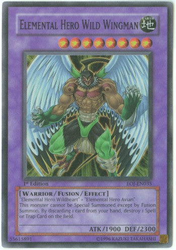 Elemental Hero Wild Wingman [EOJ-EN035] Super Rare | Odin's Place