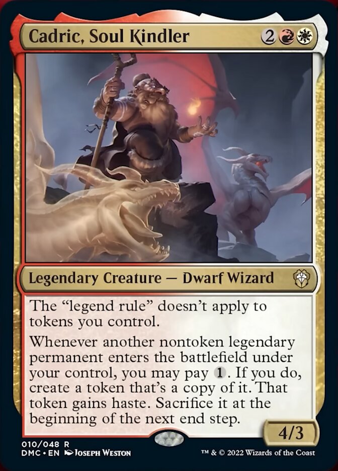 Cadric, Soul Kindler [Dominaria United Commander] | Odin's Place