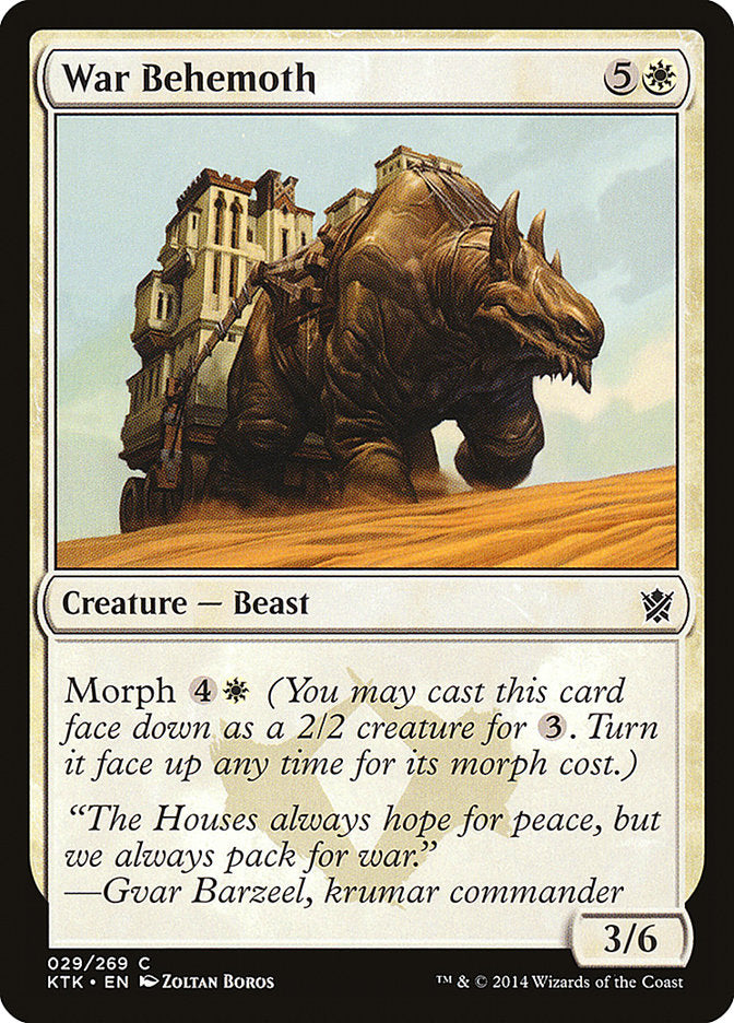 War Behemoth (29) [Khans of Tarkir] | Odin's Place