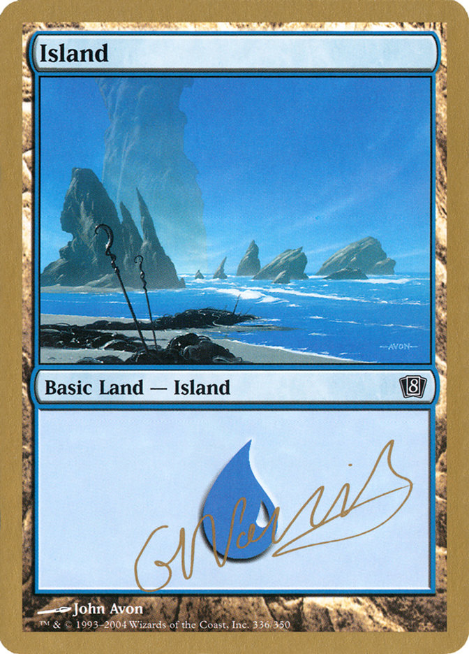 Island (gn336) (Gabriel Nassif) [World Championship Decks 2004] | Odin's Place