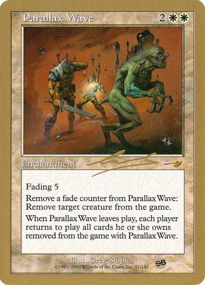 Parallax Wave (Nicolas Labarre) (SB) [World Championship Decks 2000] | Odin's Place