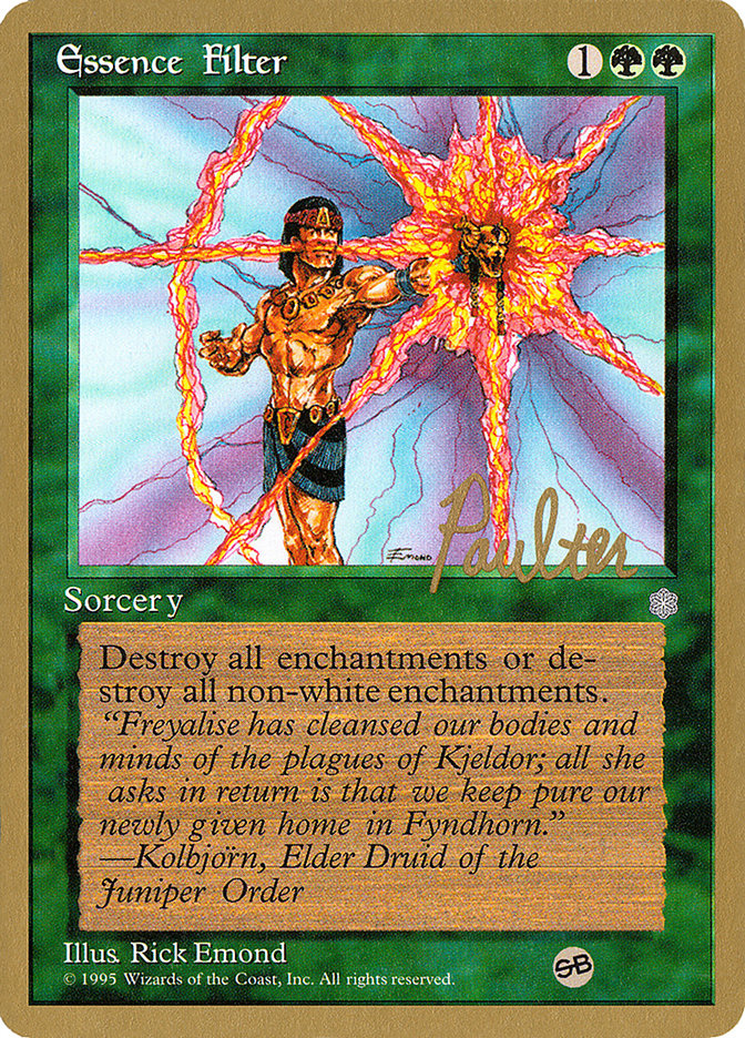 Essence Filter (Preston Poulter) (SB) [Pro Tour Collector Set] | Odin's Place