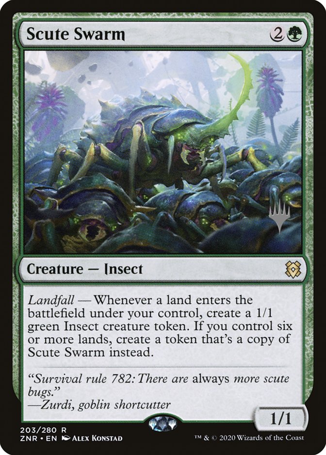 Scute Swarm (Promo Pack) [Zendikar Rising Promos] | Odin's Place