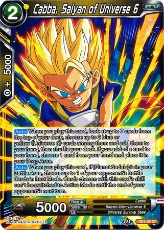 Cabba, Saiyan of Universe 6 (XD1-06) [Assault of the Saiyans] | Odin's Place
