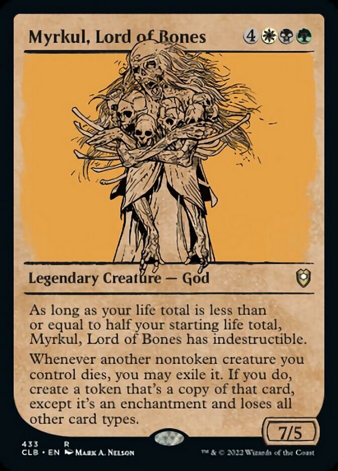 Myrkul, Lord of Bones (Showcase) [Commander Legends: Battle for Baldur's Gate] | Odin's Place