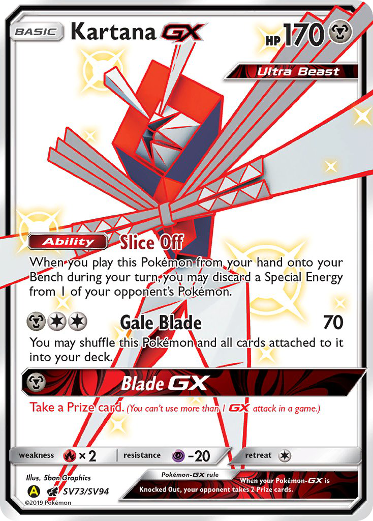 Kartana GX (SV73/SV94) [Sun & Moon: Hidden Fates - Shiny Vault] | Odin's Place