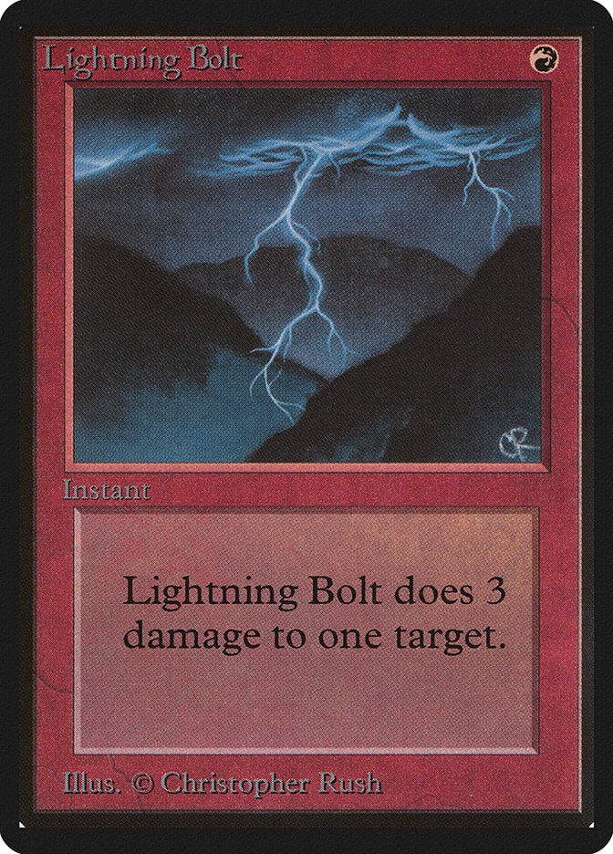 Lightning Bolt (162) [Beta Edition] | Odin's Place