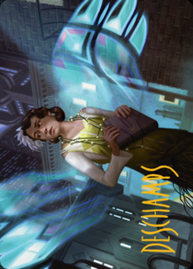 Giada, Font of Hope 1 Art Card (Gold-Stamped Signature) [Streets of New Capenna Art Series] | Odin's Place