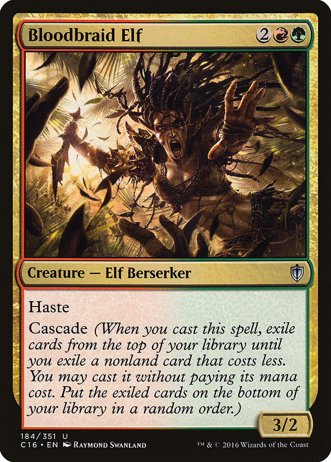 Bloodbraid Elf (184) [Commander 2016] | Odin's Place