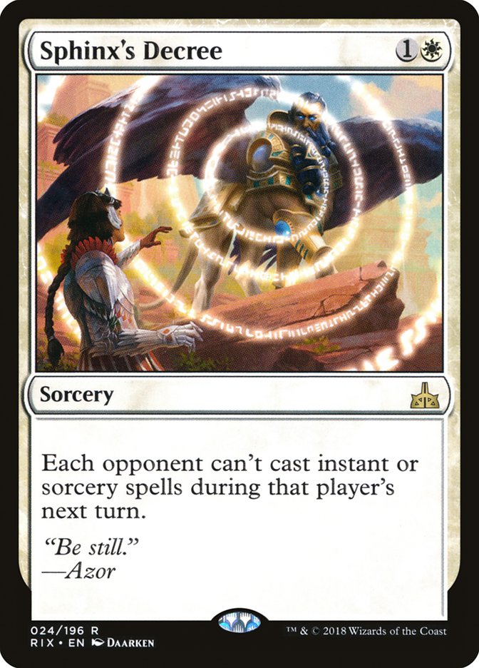 Sphinx's Decree (24) [Rivals of Ixalan] | Odin's Place