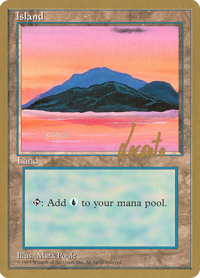 Island (ml369) (Michael Loconto) [Pro Tour Collector Set] | Odin's Place
