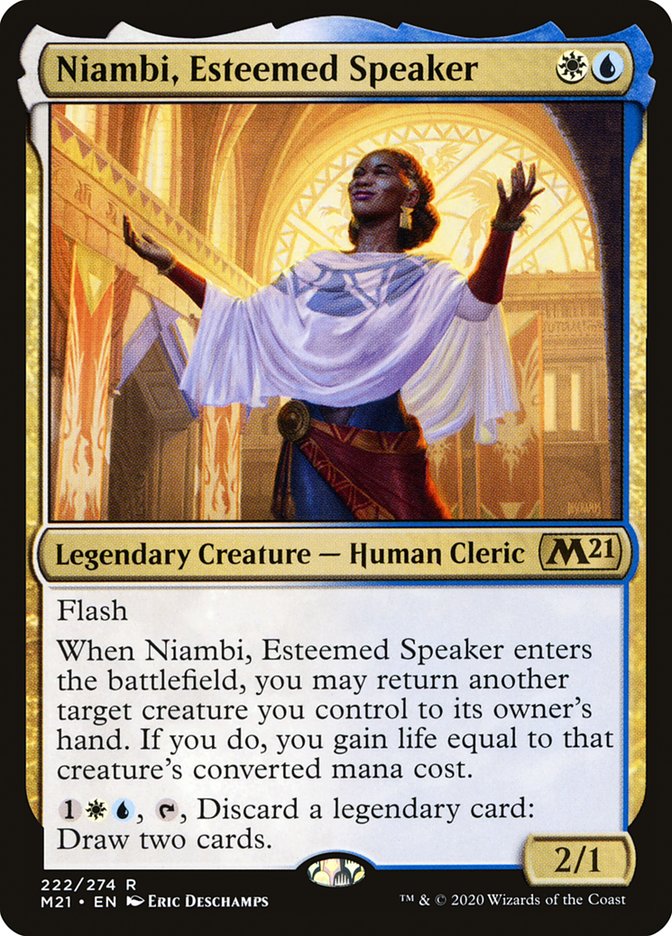 Niambi, Esteemed Speaker [Core Set 2021] | Odin's Place
