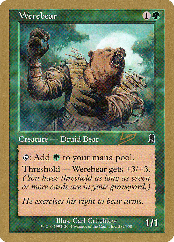 Werebear (Raphael Levy) [World Championship Decks 2002] | Odin's Place
