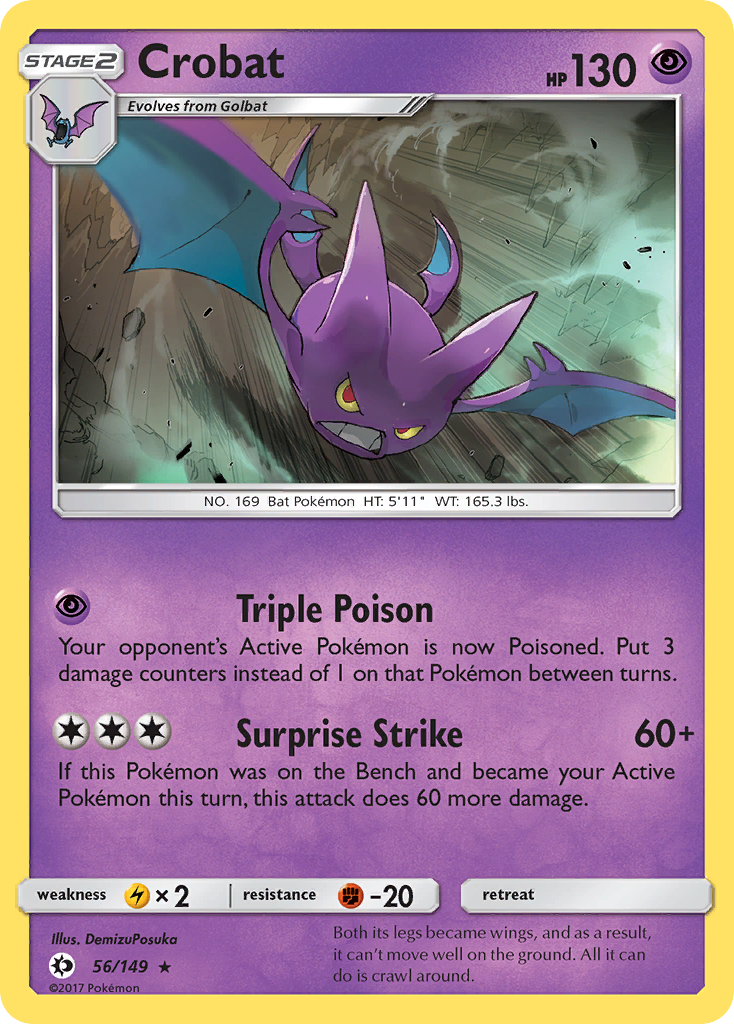 Crobat (56/149) [Sun & Moon: Base Set] | Odin's Place