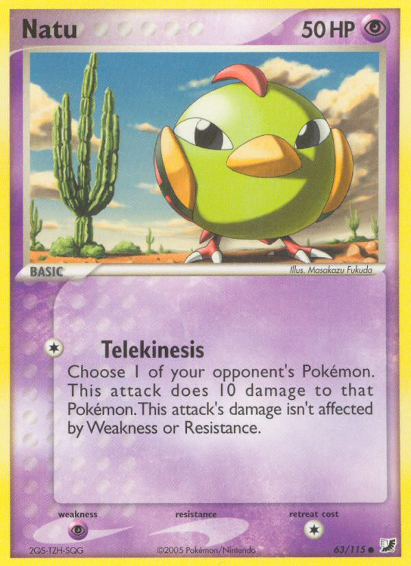 Natu (63/115) [EX: Unseen Forces] | Odin's Place