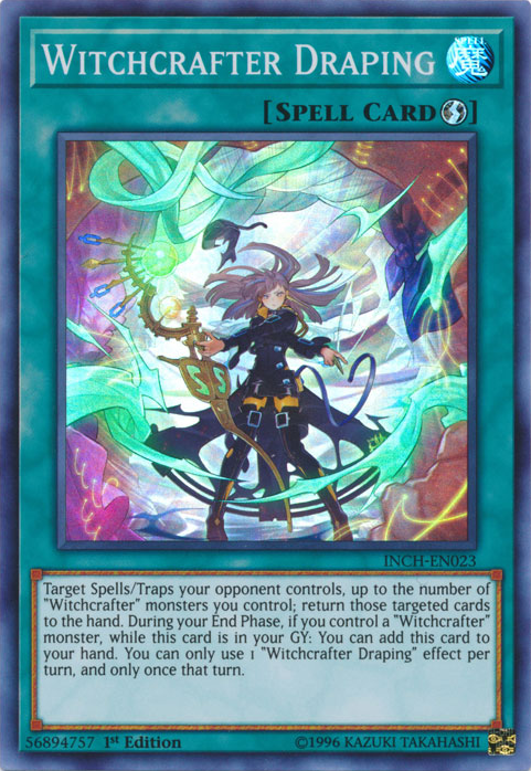Witchcrafter Draping [INCH-EN023] Super Rare | Odin's Place