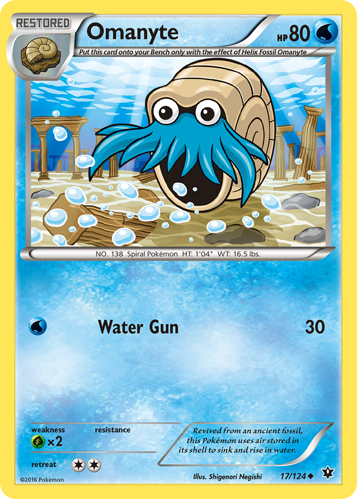 Omanyte (17/124) [XY: Fates Collide] | Odin's Place