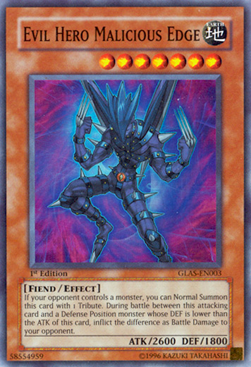 Evil Hero Malicious Edge [GLAS-EN003] Super Rare | Odin's Place