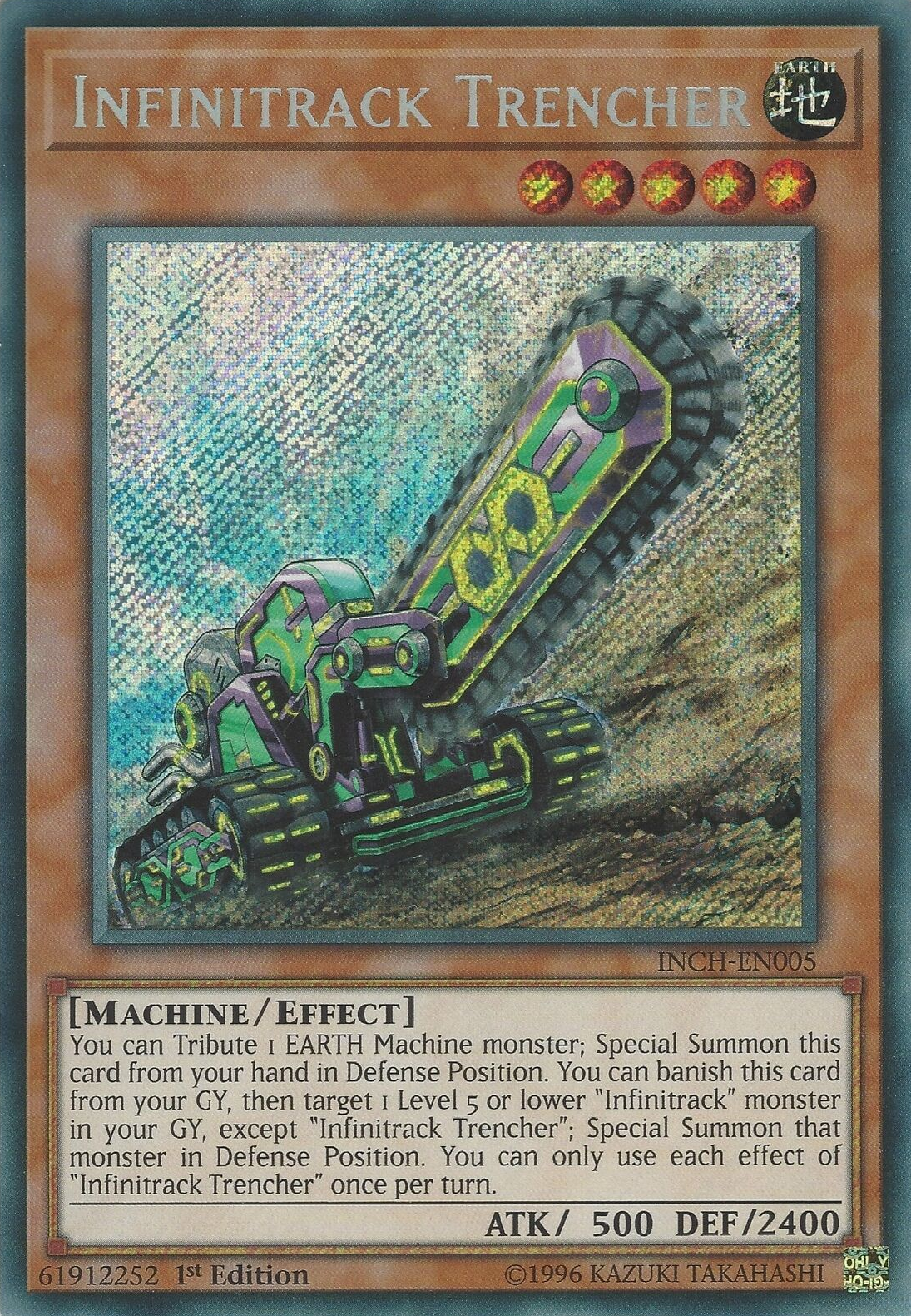 Infinitrack Trencher [INCH-EN005] Secret Rare | Odin's Place