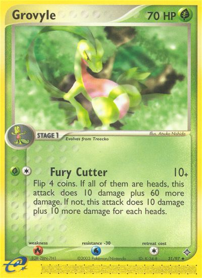 Grovyle (31/97) [EX: Dragon] | Odin's Place