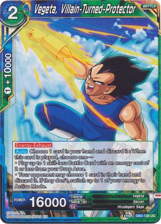 Vegeta, Villain-Turned-Protector (DB3-126) [Giant Force] | Odin's Place