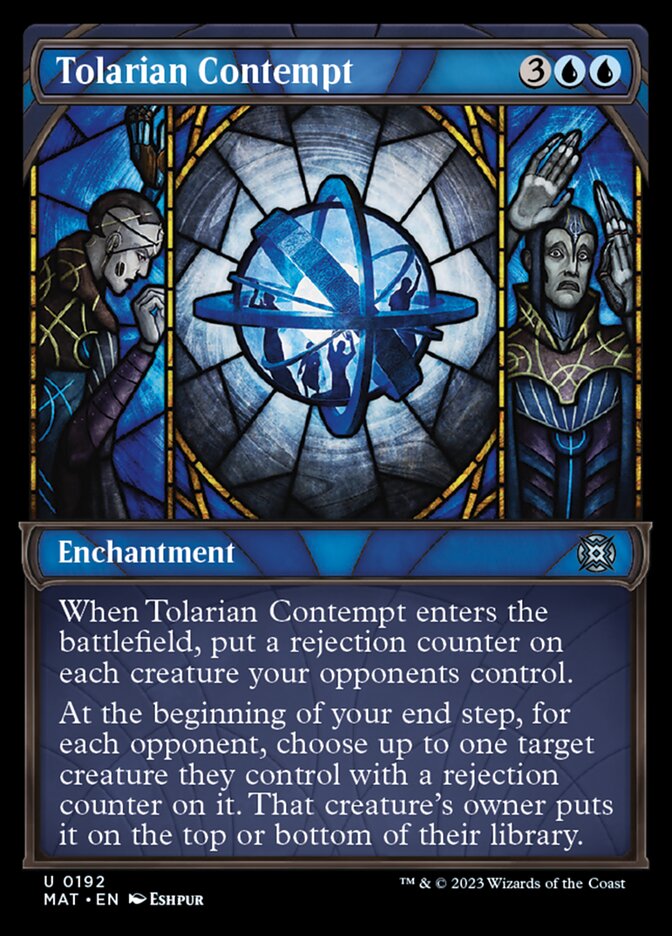 Tolarian Contempt (Showcase Halo Foil) [March of the Machine: The Aftermath] | Odin's Place
