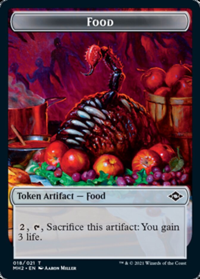Food (18) // Golem Double-Sided Token [Modern Horizons 2 Tokens] | Odin's Place