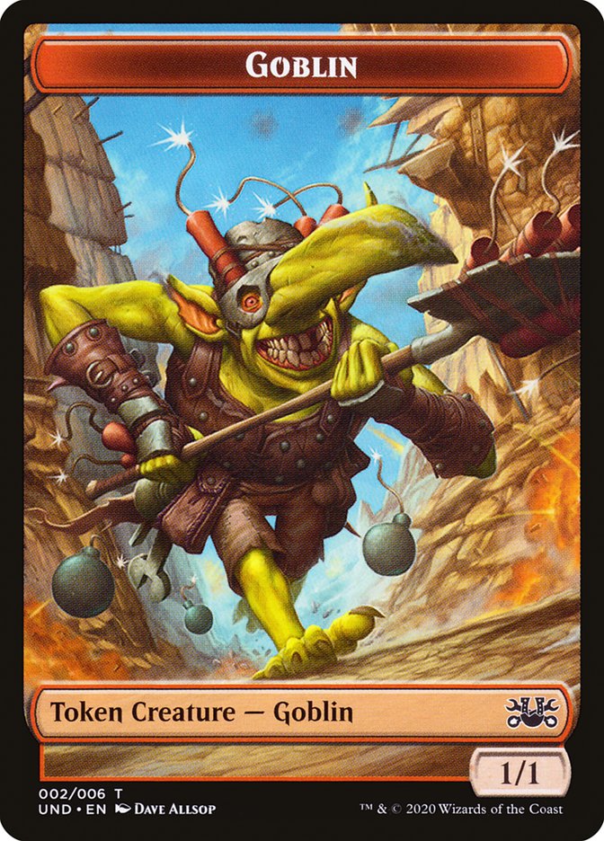 Goblin // Giant Teddy Bear Double-Sided Token [Unsanctioned Tokens] | Odin's Place